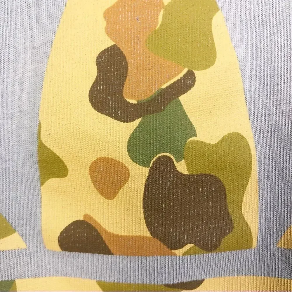 ADIDAS | Camo Logo Gray Short Sleeve Tee X-Large